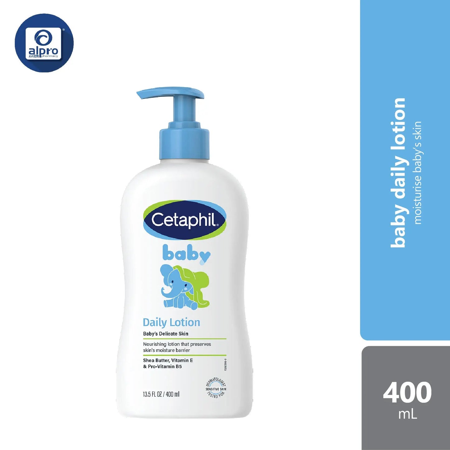 Cetaphil Baby Daily Lotion 400ml | Moisturize and Protect Baby Skin Cetaphil