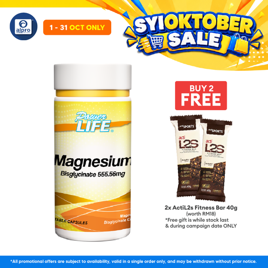 Powerlife Magnesium 555.56mg 60s