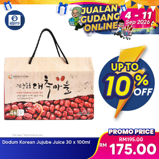 Dodum Korean Jujube Juice 30 x 100ml Dodum