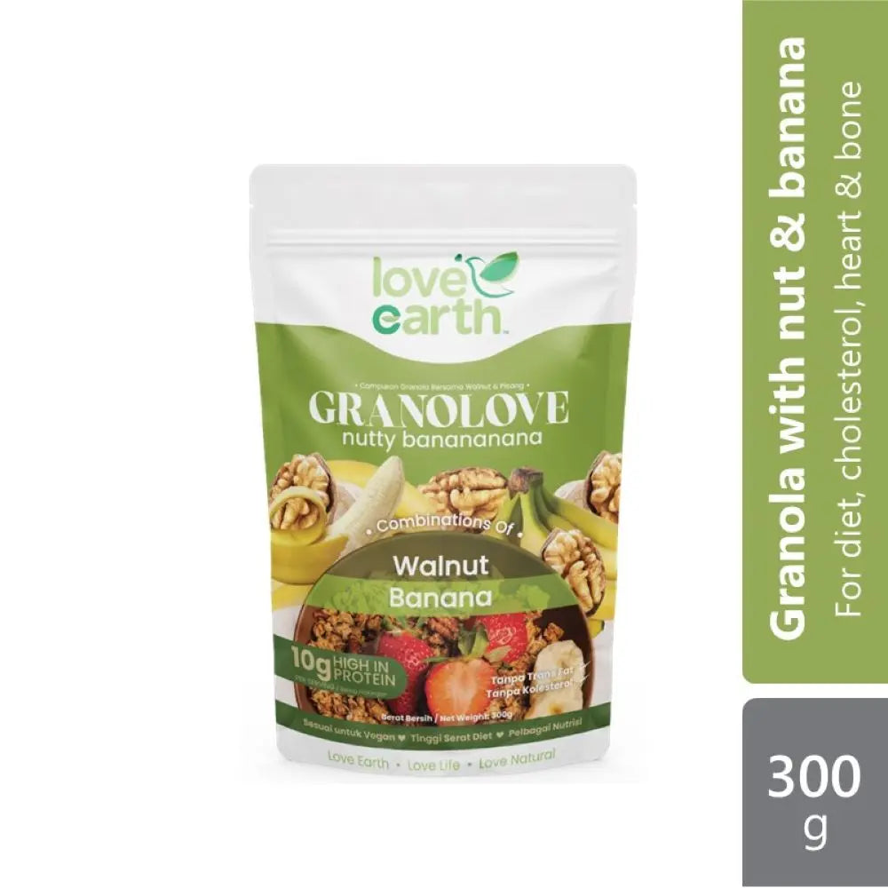 Love Earth Nutty Banananana Granolove 300g Love Earth