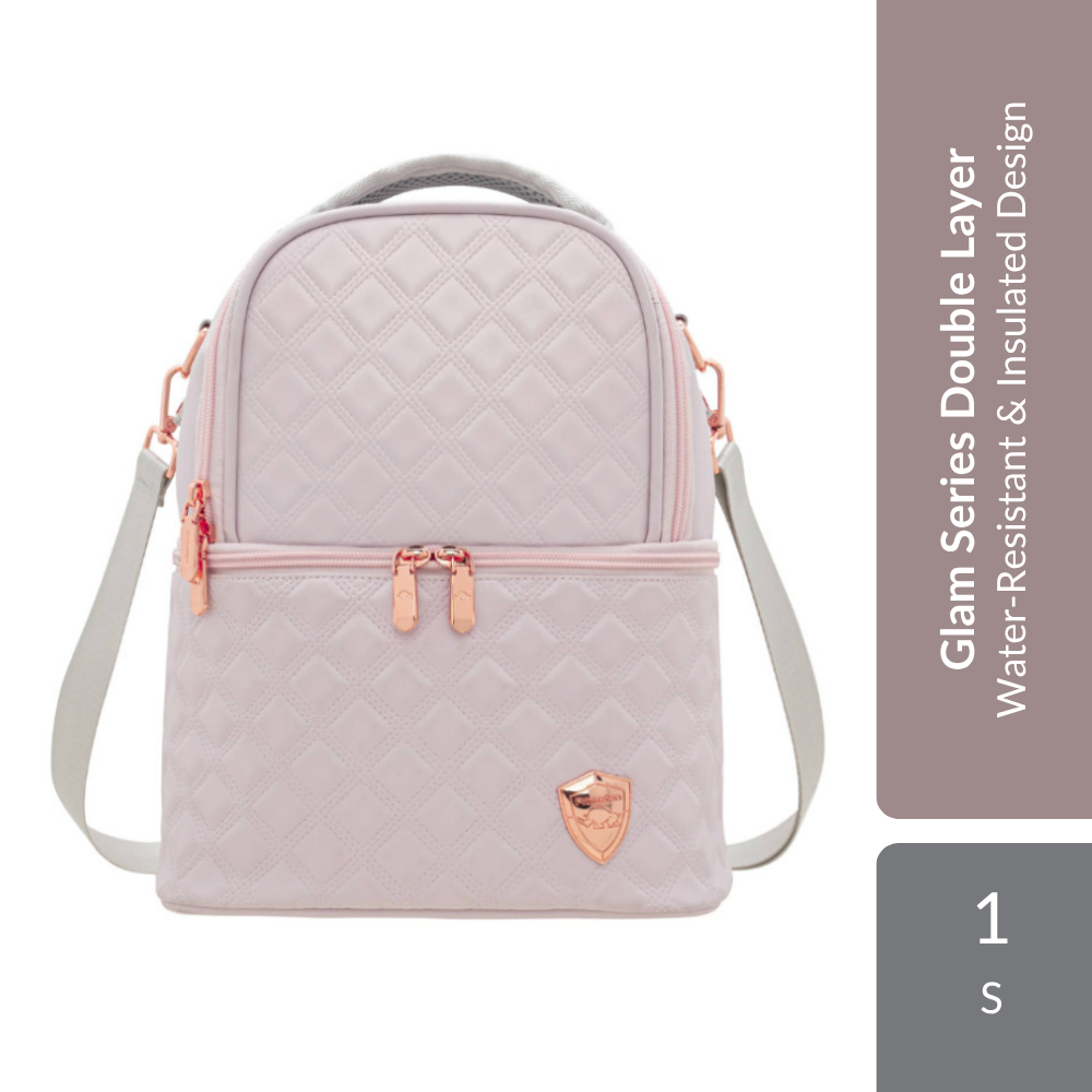 Princeton Glam Series Double Layer Cooler Bag 1s | Water-Resistant & Insulated Design For Long-Lasting Cooling Alpro Baby