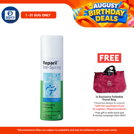 Reparil Ice Spray 200mL | Delivers Instant Cooling Sensation Reparil