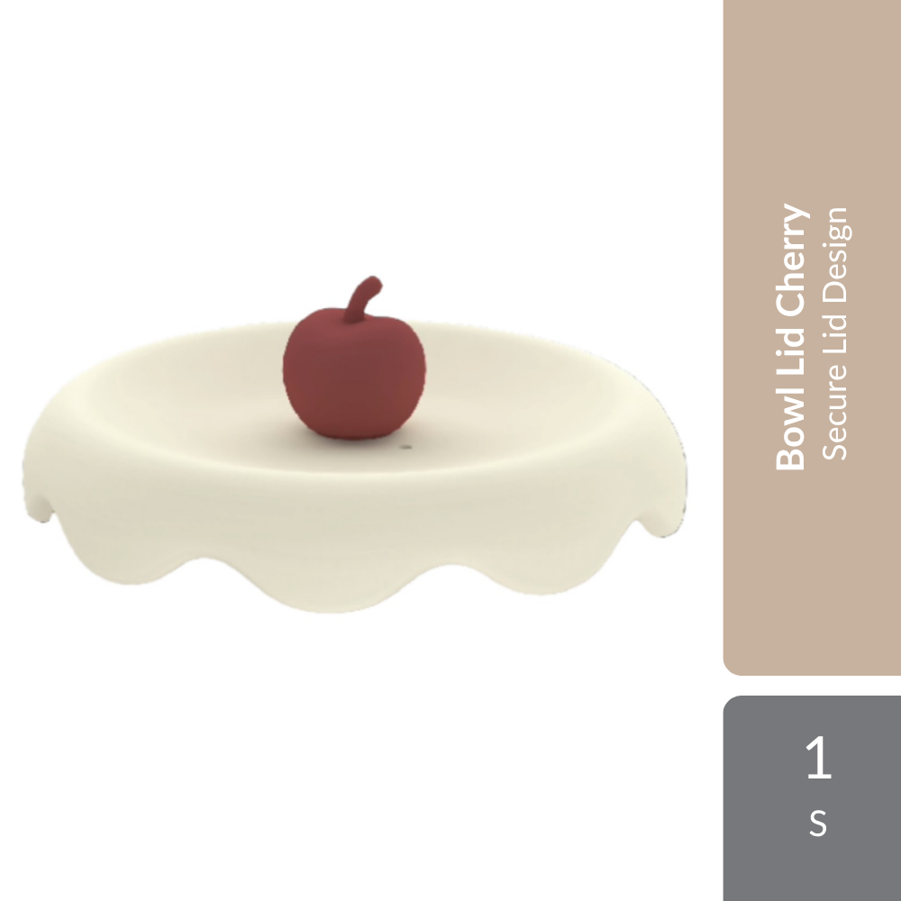 Samu Giken Bowl Lid Cherry 1s | Secure Lid Design For Fresh Food Storage & Easy Feeding Samu Giken
