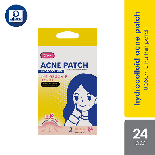 Yugen Hydrocolloid Acne Patch 24s | Promotes Healing and Protect Skin Yugen