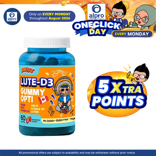 Gummykids Lute-D3 Gummy Opti 60s | Eye Health Support Gummykids