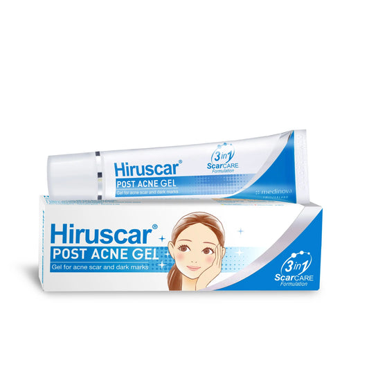 Hiruscar 3 In1 Post Acne 10g | Improve and Smoothen Acne Scars Hiruscar