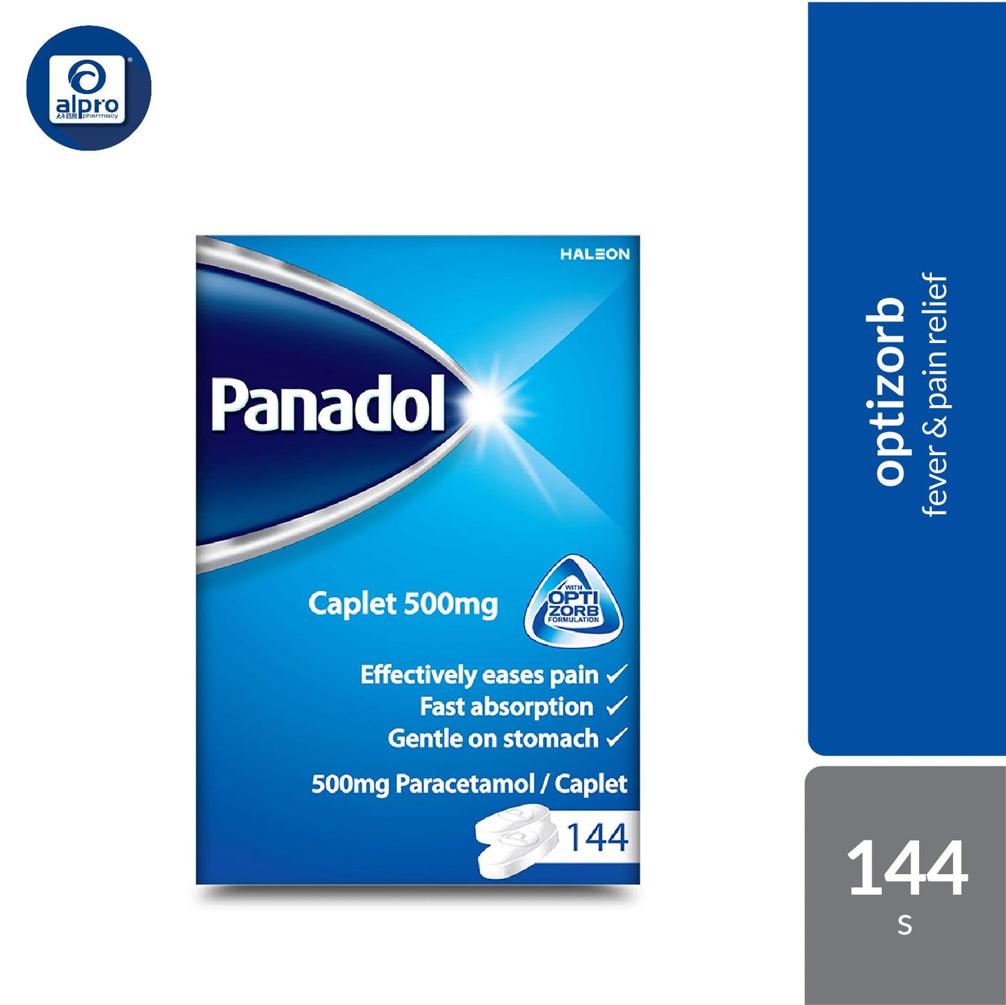 Panadol Optizorb Advance Caplet 500mg 12x12s GSK