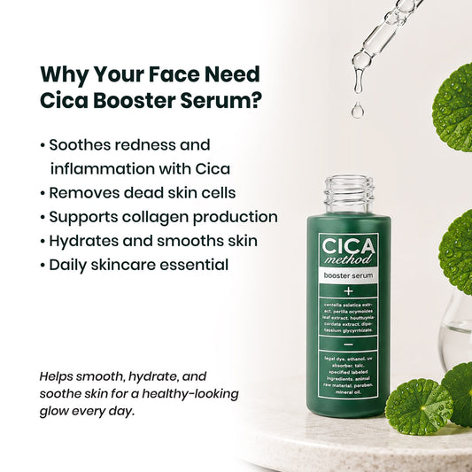 Sugi Cica Method Booster Serum 28ml | Remove Dead Skin Cells & Stimulates Collagen Production