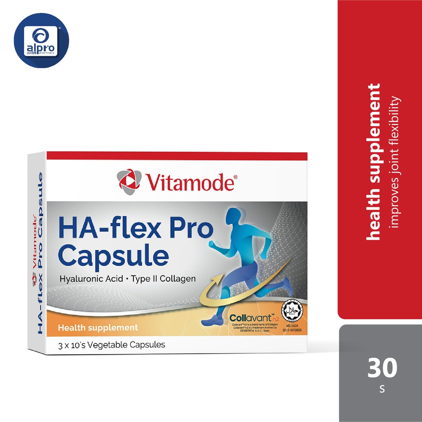 Vitamode Ha-Flex Pro 30s | Improves Joints Flexibility Vitamode