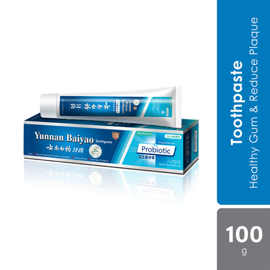 YNBY Yunnan Baiyao Probiotic Toohtpaste 云南白药牙膏 100g Yunnan Baiyao
