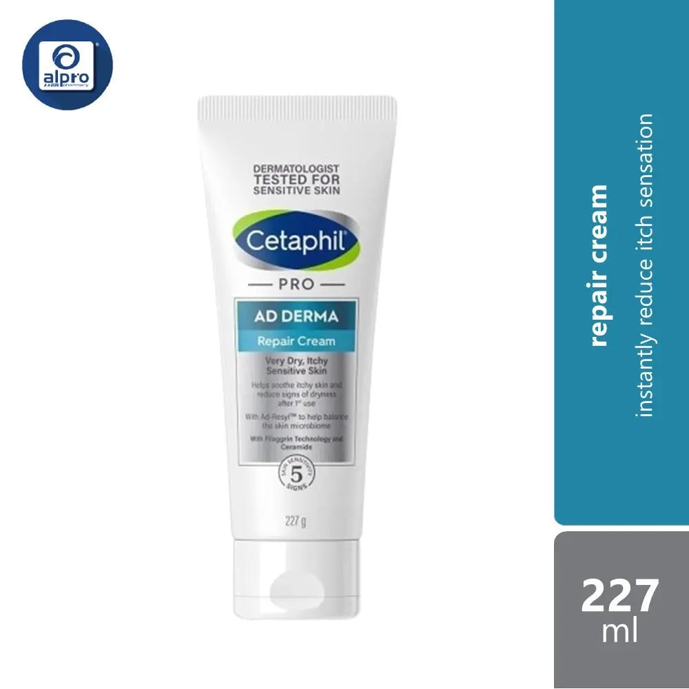 Cetaphil Pro Ad Derma Repair Cream 227ml | Instantly Reduce Itch Sensation Cetaphil