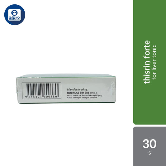 Thisrin Forte with Milk Thistle Extract 350mg 3x10s | Liver Health Healthmax