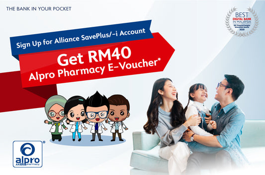 Featured image for Get RM40 Alpro Voucher When You Sign Up for Alliance SavePlus/-i Account (Campaign had ended on 31 December 2022)