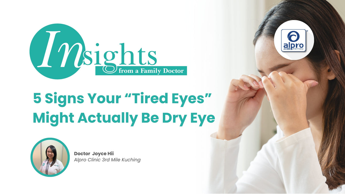 5 Signs Your “Tired Eyes” Might Actually Be Dry Eye