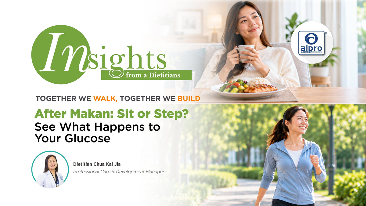 After Makan: Sit or Step? See What Happens to Your Glucose