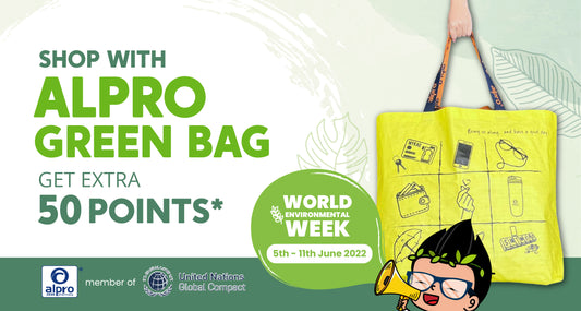 Featured image for Shop with Alpro Green Bag