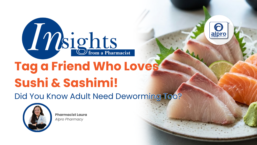 Tag a Friend Who Loves Sushi & Sashimi! 🍣 The Real Reason Adults Need Deworming Too Alpro Alliance Sdn. Bhd.