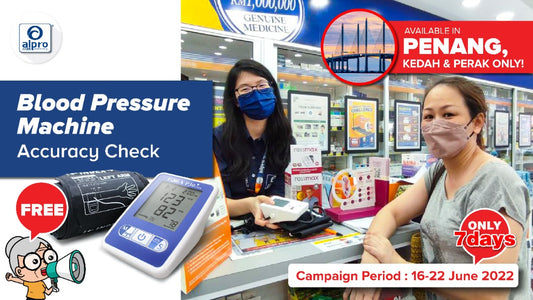 Featured image for 《Penang, Kedah & Perak》FREE BP Meter Accuracy Check Service