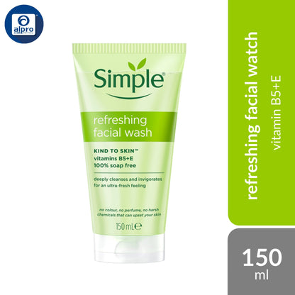 Simple Refreshing Facial Wash Gel 150ml Simple
