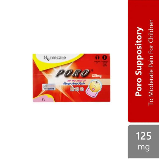 homecare-poro-suppository-125mg-10x10s