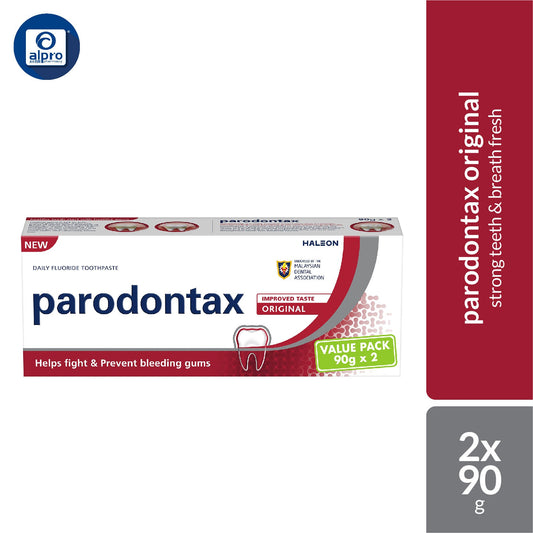Parodontax Daily Fluoride Toothpaste (Original) 2 x 90g | Helps Fight & Prevent Bleeding Gums Parodontax