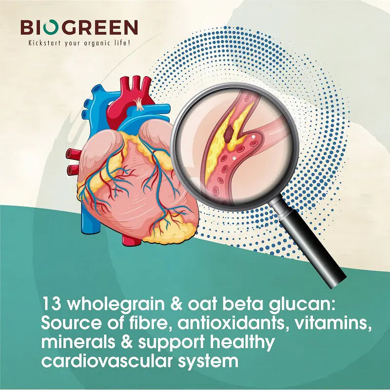 Biogreen 5 Grain Plus Oatmilk 850g Biogreen