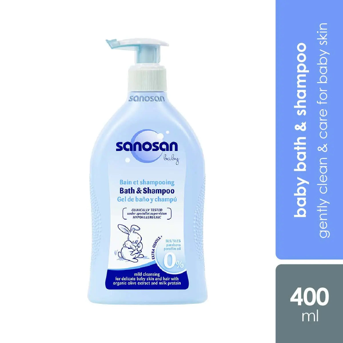 sanosan-baby-bath-and-shampoo-200ml-400ml-gently-clean-care-for-baby-skin product image 1