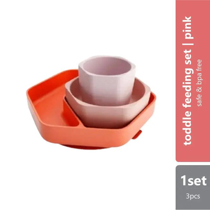 he-or-she-toddle-feeding-set-blue-pink product image 1