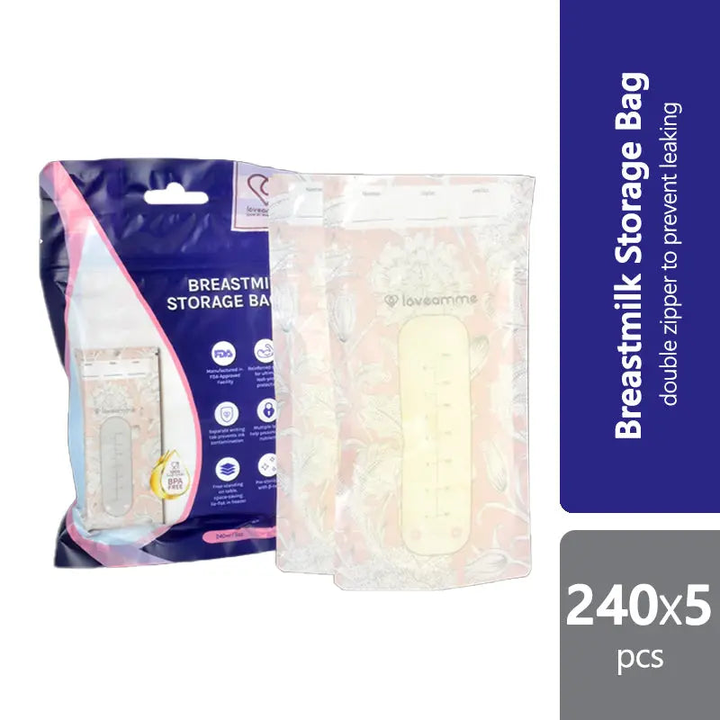 loveamme-breastmilk-storage-bags-8oz-240ml-5s-30s product image 1