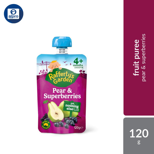 Rafferty's Garden Baby Food Fruit & Veggie Puree 120g (Variety Flavours) Rafferty's Garden