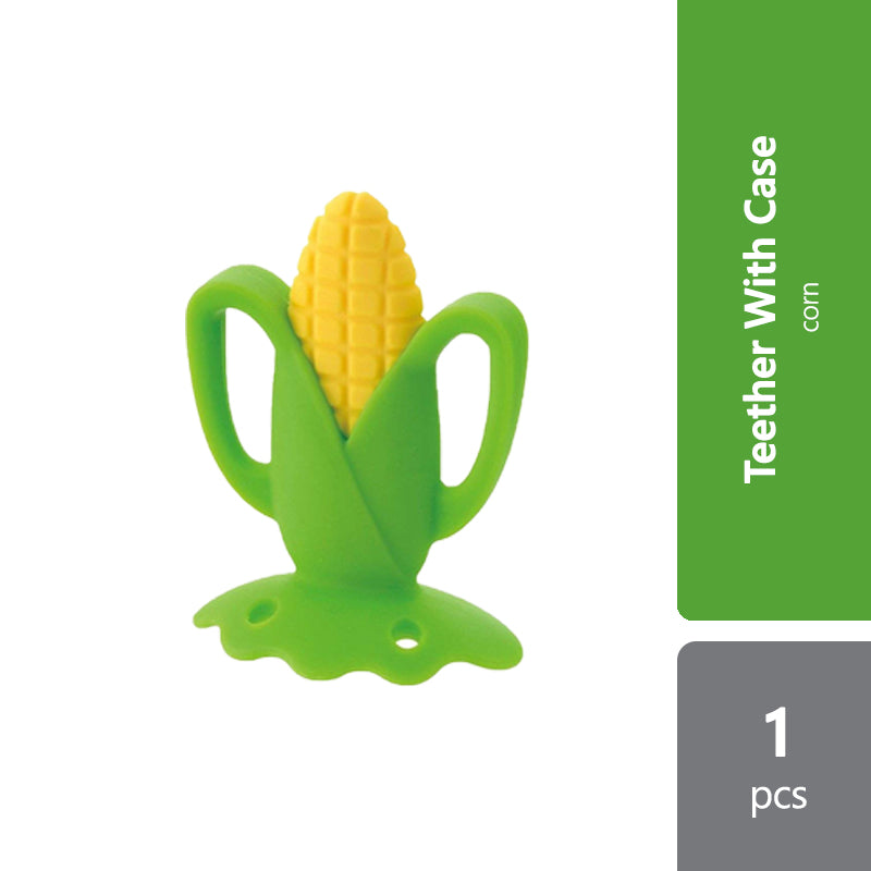 richell-teether-corn-grape-mushroom-with-case product image 1