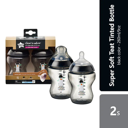 tommee-tippee-closer-to-nature-tinted-bottle-2s-260ml-multiple-colours product image 1
