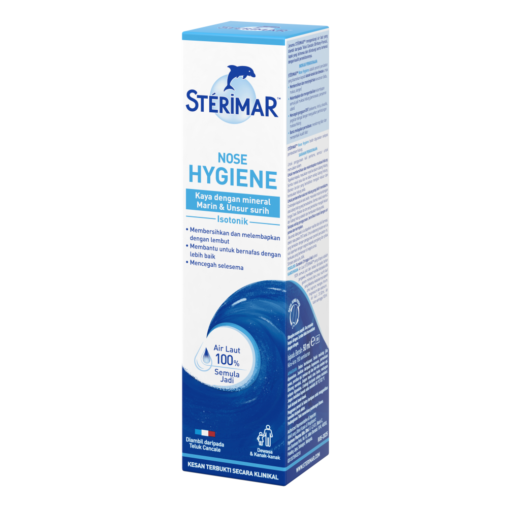 Sterimar Nose Hygiene & Comfort Isotonic Spray 50mL | Gently Cleanse & Clear Nasal Passage Sterimar