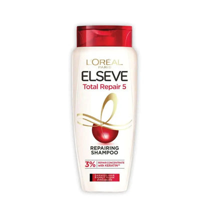 loreal-total-repair-5-repairing-shampoo-280ml-nourish-hair-lessen-split-ends