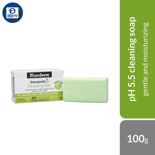 nixoderm-ph-5-5-cleansing-soap-100g-gentle-and-moisturizing