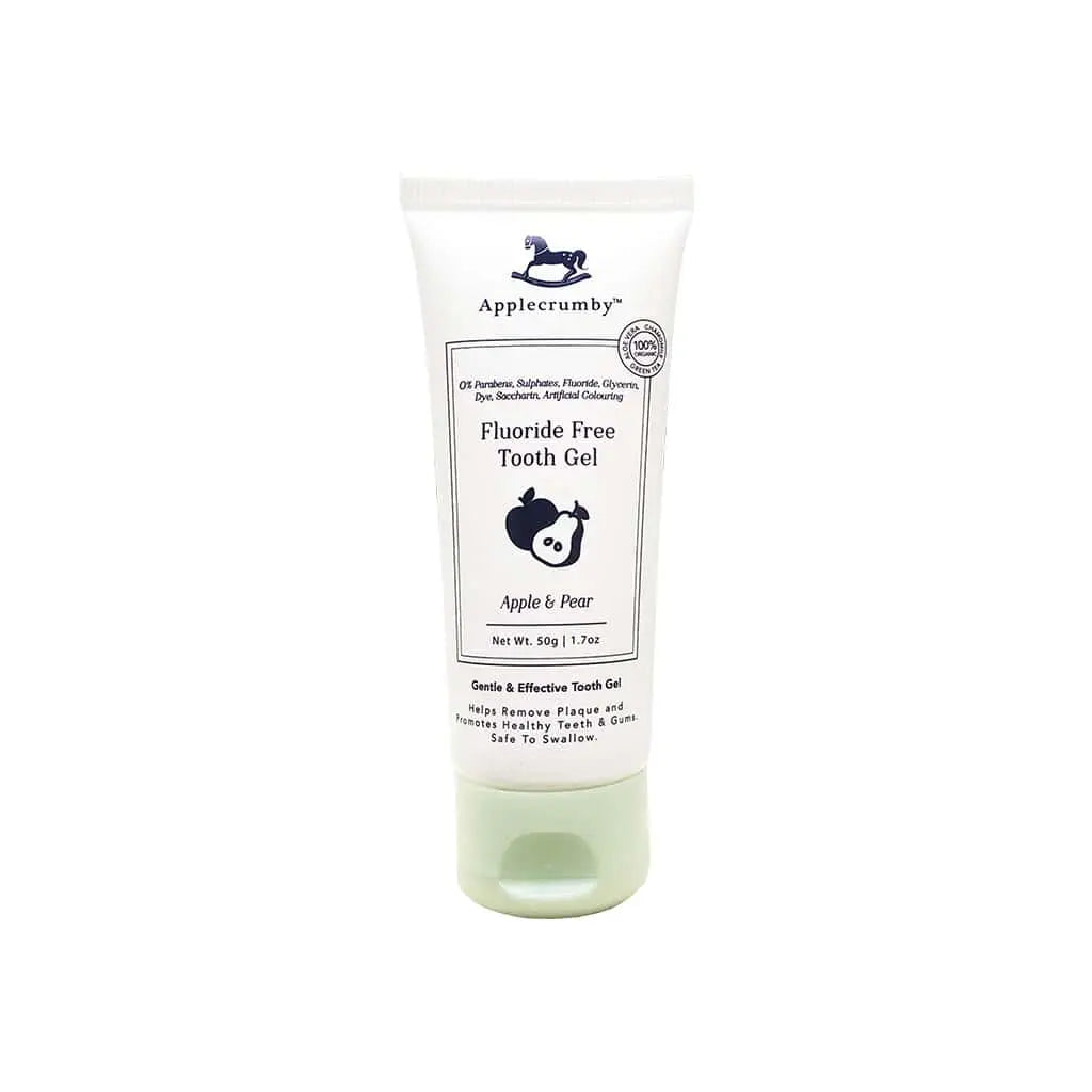 applecrumby-toothpaste-toothgel-natural-mint-apple-pear-banana-strawberry-50g-fluoride-free product image 1