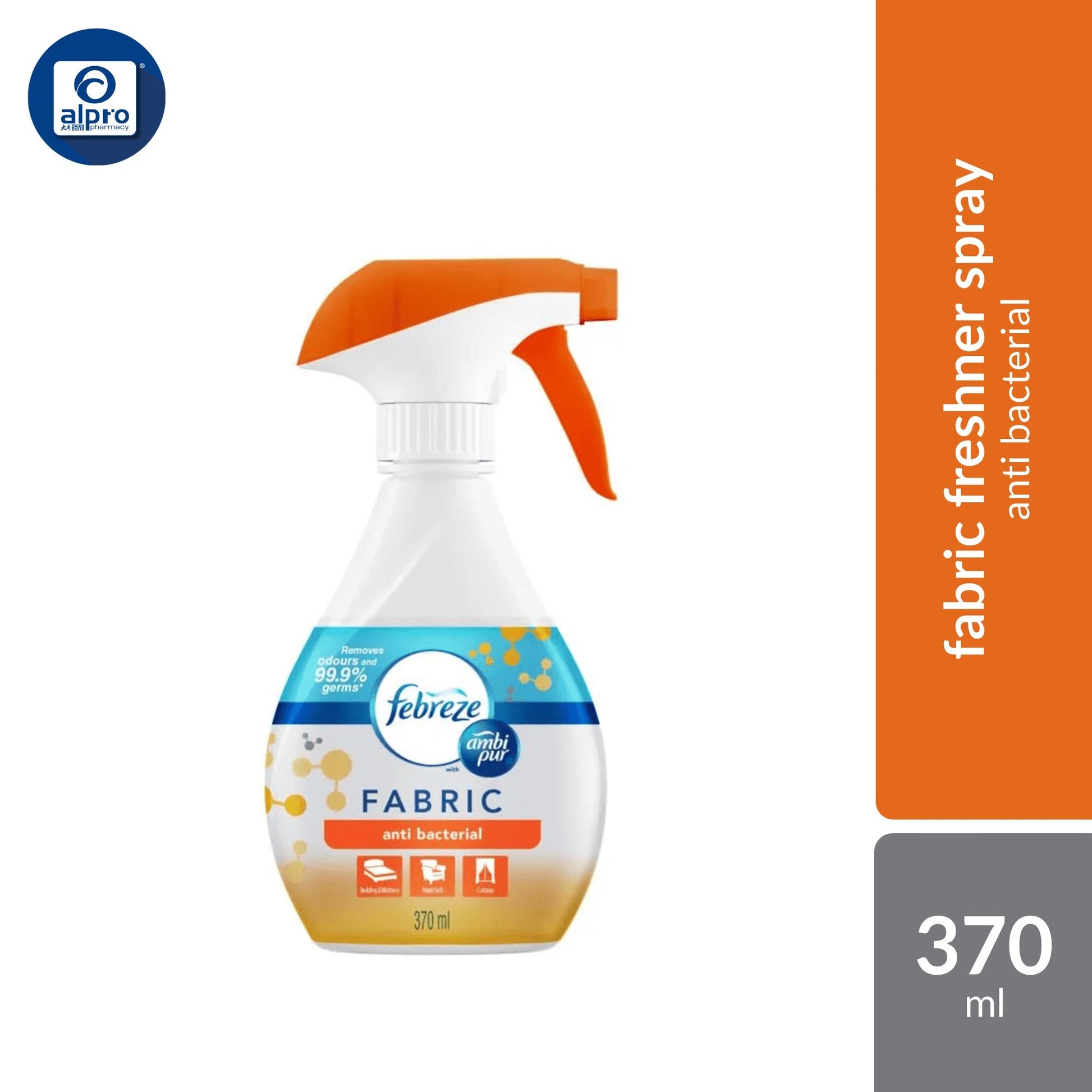 Febreze Fabric Refresher with Ambi Pur Spray 370ml (Antibacterial / Attar / Downy / Extra Strength) Febreze