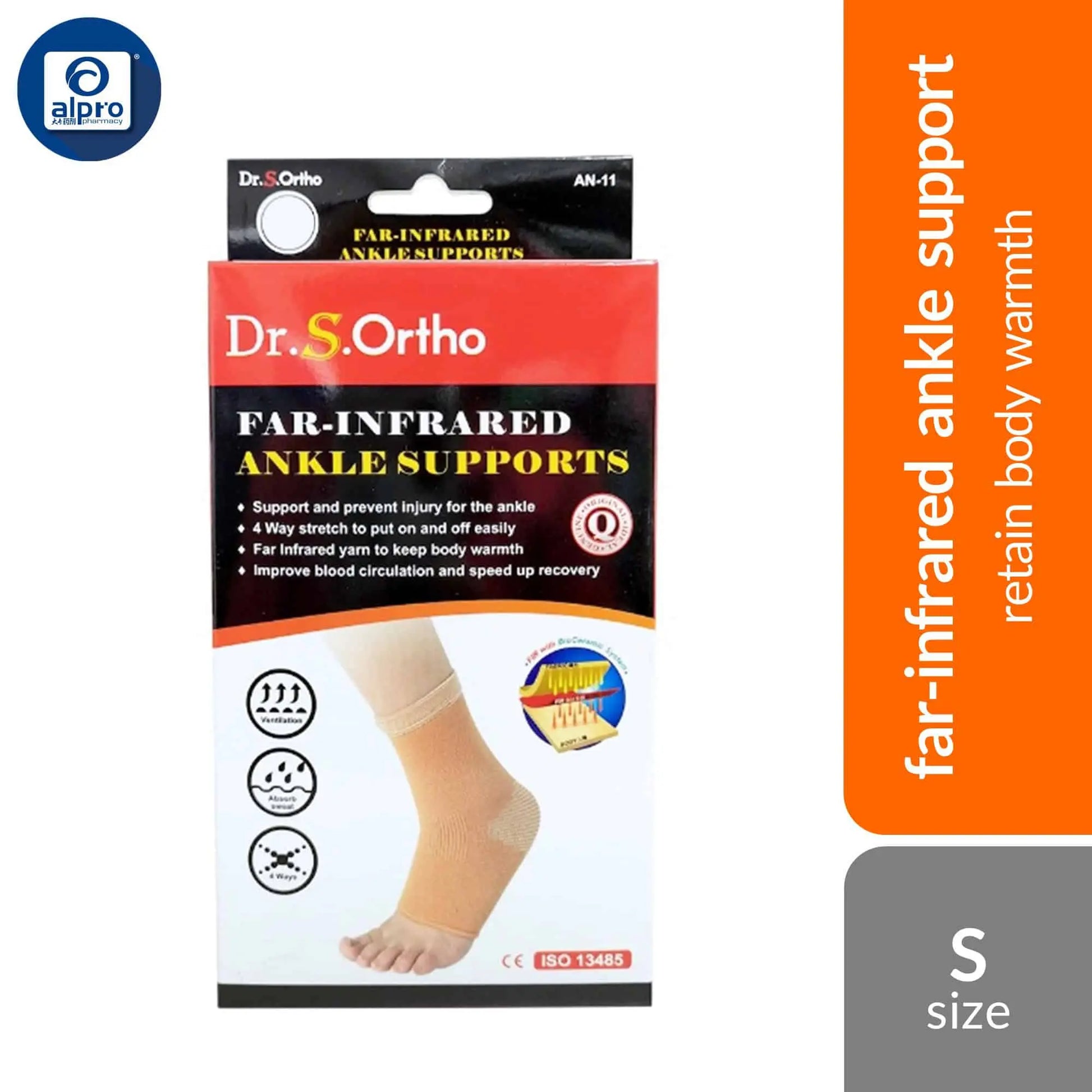 dr-s-ortho-far-infrared-ankle-support-an-11-s-m-l-xl-xxl-retain-body-warmth-s