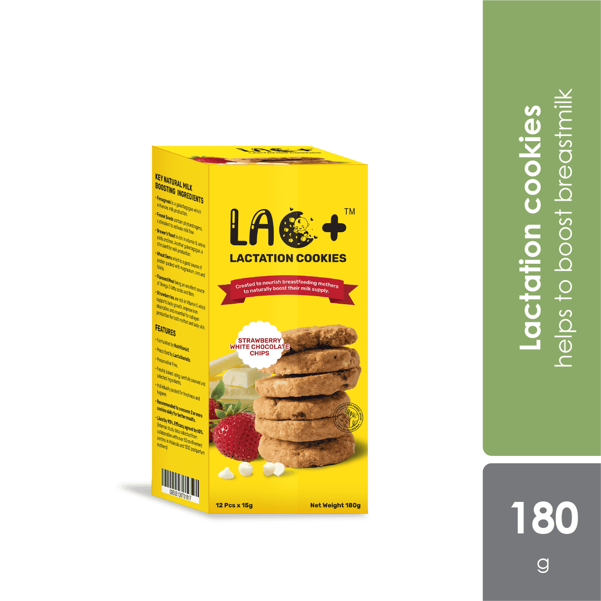 la-lactation-cookies-180-milk-boosting-ingredient product image 1