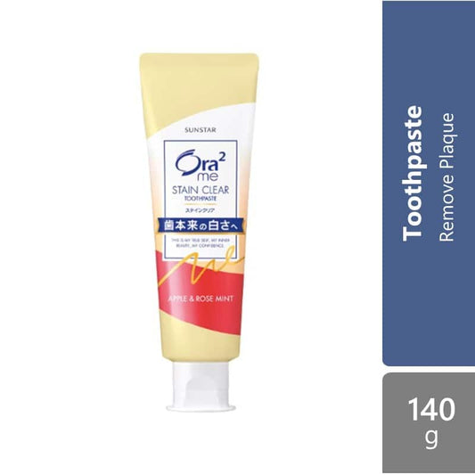 sunstar-ora2-me-stain-clear-dental-paste-apple-rose-mint-140g