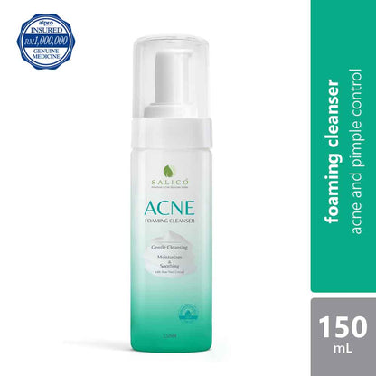 salico-acne-foaming-cleanser-150ml-moisturising-soothing-with-aloe-vera-extract