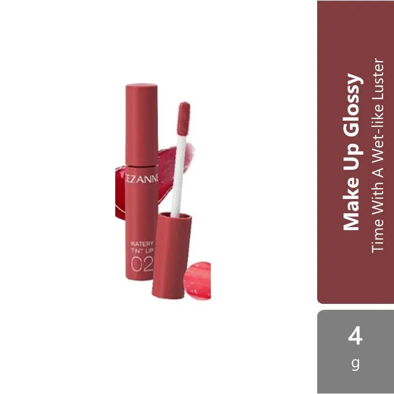 Cezanne Watery Tint Lip (01 Natural Pink/ 02 Coral Red/ 03 Beige Brown) | Long Lasting and Non Sticky Cezanne