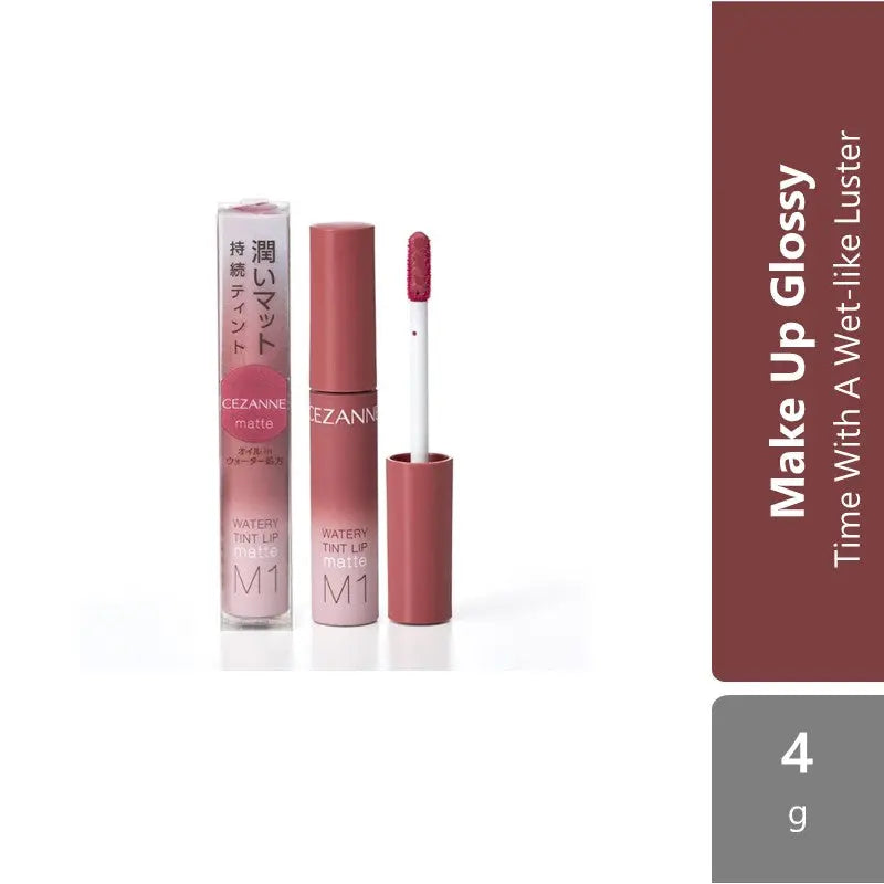 Cezanne Watery Tint Lip Matte (M1/m2)  | Time With A Wet-like Luster Cezanne