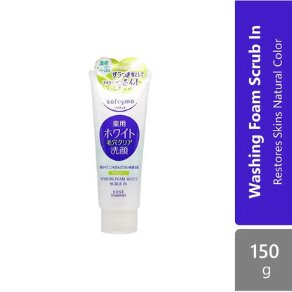 kose-cosmeport-washing-foam-white-scrub-in-150g