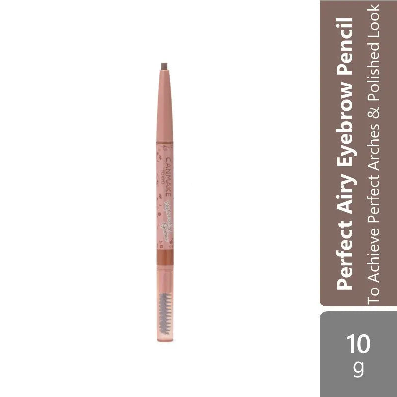 Canmake Perfect Airy Eyebrow (  01 Bitter Brown \ 02 Natural Brown \  03 Cinnamon Brown ) Canmake