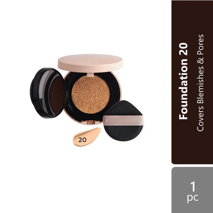 Cezanne Cushion Foundation (00/10/20) | Covers Blemishes, Pores & Uneven Coloration Xatramed