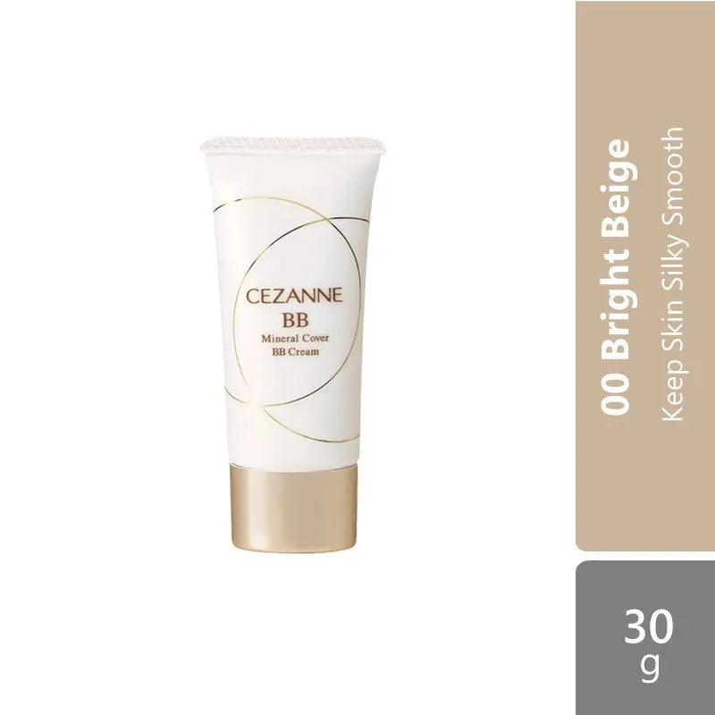 Cezanne Mineral Cover Bb Cream (00 Bright Beige/10 Bright Ocher/20 Natural Ocher)|Keep Skin Silky Smooth Cezanne