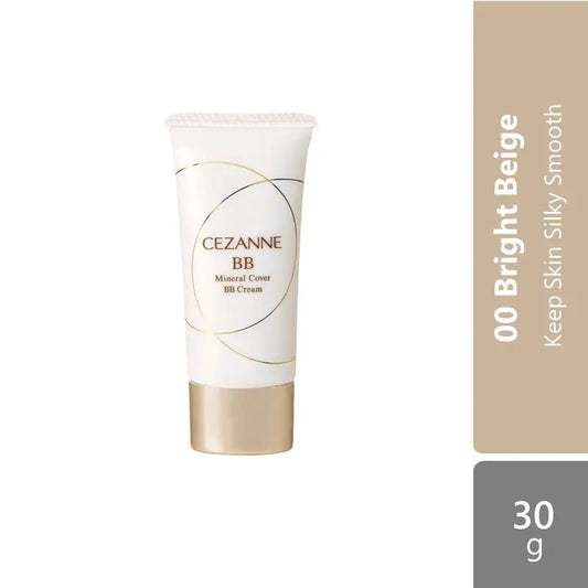 Cezanne Mineral Cover Bb Cream (00 Bright Beige/10 Bright Ocher/20 Natural Ocher)|Keep Skin Silky Smooth Cezanne