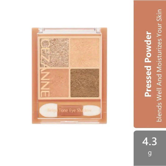 Cezanne Beige Tone Eye Shadow (01/02/03/04) |blends Well And Moisturizes Your Skin Cezanne