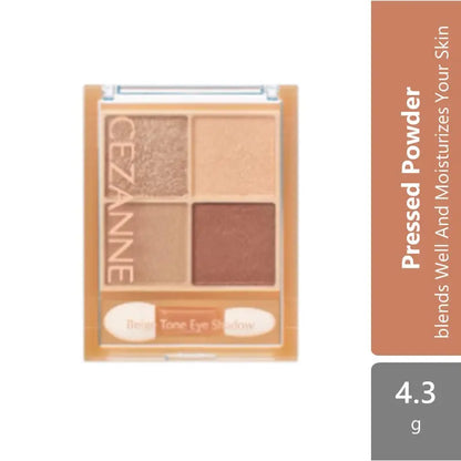 Cezanne Beige Tone Eye Shadow (01/02/03/04) |blends Well And Moisturizes Your Skin Cezanne